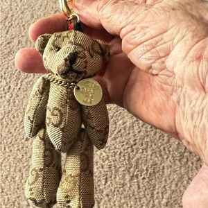 Gucci  Bear Purse charm
 with Gold Accents